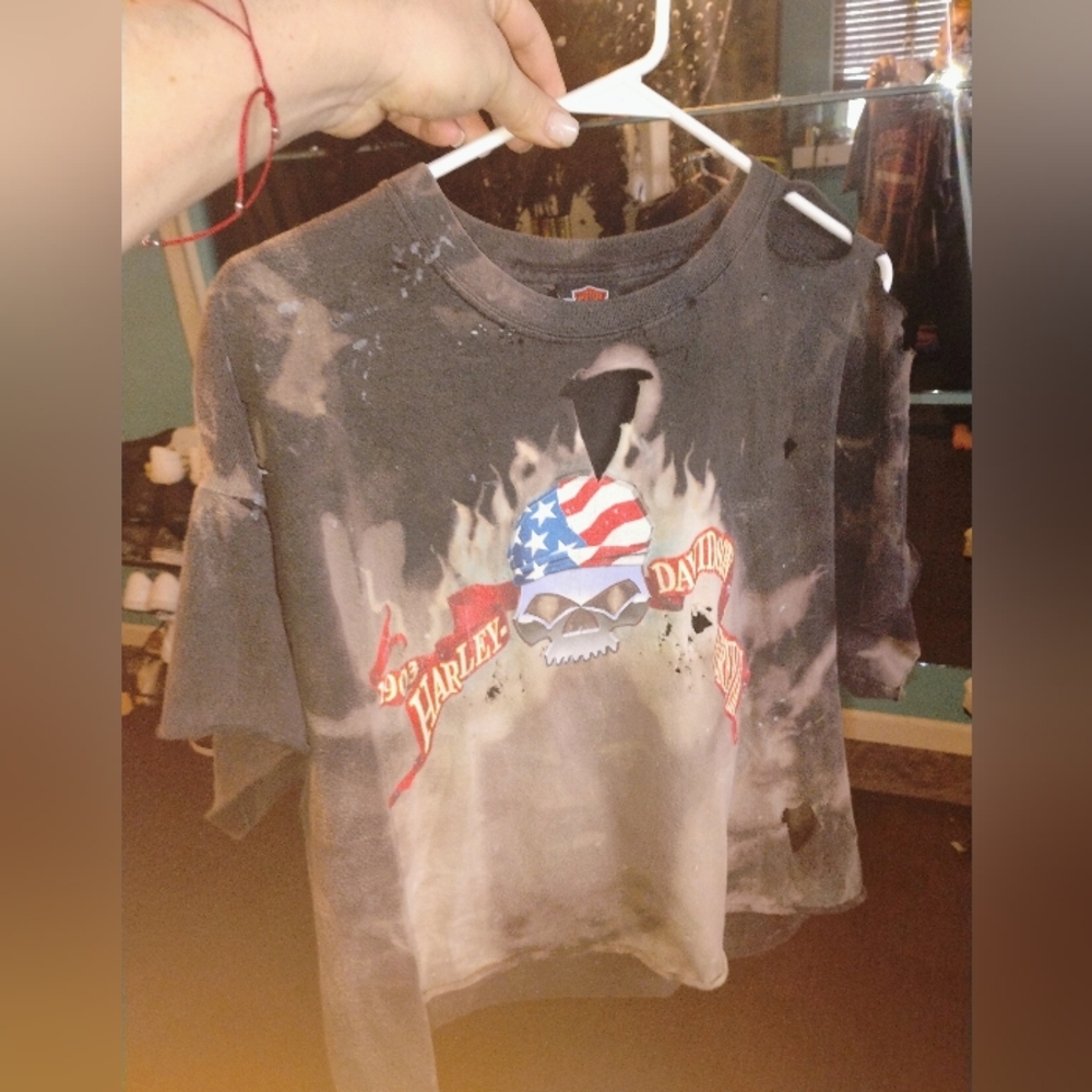 SOLD Harley-Davidson crop top unisex